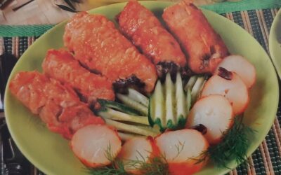Рулетики с  грибами